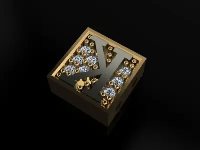 ALPHABET BRACELET  3D print model