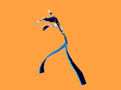 Videoman paper robot 3D model