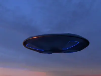 Advanced Stealth UFO  3D model