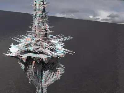 Dragon Moon base Tower 3D model