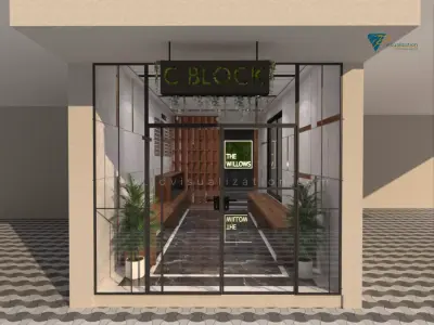 Foyer Lift Lobby 3D model