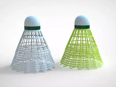 Badminton Shuttlecock 3D model