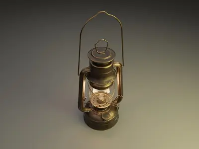 lantern lamp  3D model