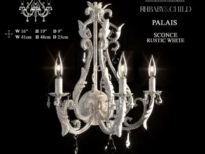 Palais Chandelier 3D model