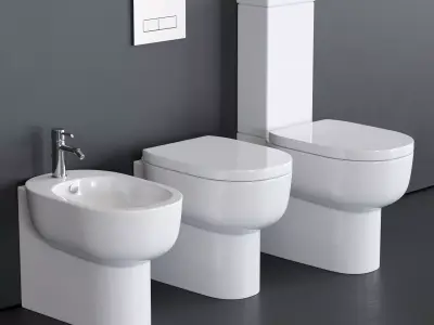 Galassia M2 55 Wc Art 5216 Art 5217 Art 5221 Low-poly 3D model