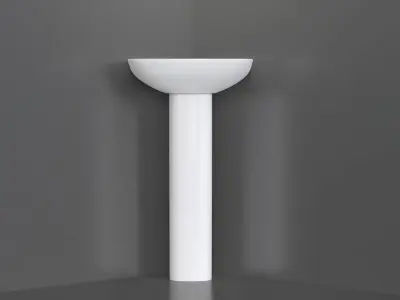 Corner Sink 9 3D model