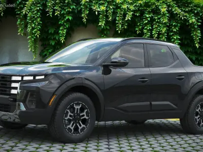  Compact Vehicle Utility Pickup Black 