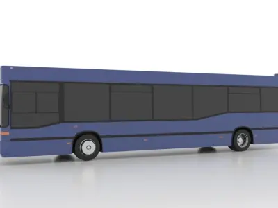 Jelcz M122MB Low Low-poly 3D model