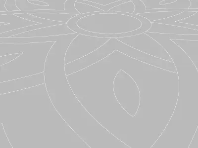 Marble Navel Pattern Low-poly 3D model