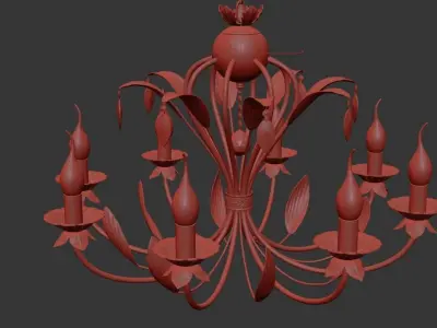 Chandelier Arosio E 1 1 8 G 3D model