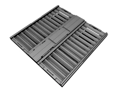 Three SciFi panel Modules    Batch two 3D model