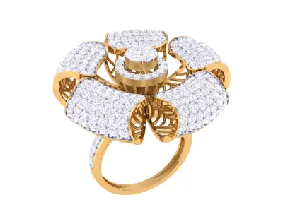  Women Ring MTL 3dm STL OBJ FBX Details 3D print model 24