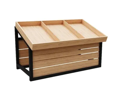 Stall models Low-poly 3D model