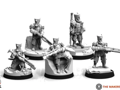 Primus Scion - Snipers 3D print model