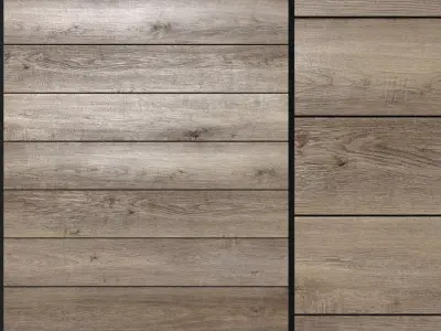 Yurtbay Seramik Bark Wood Beige 150x900 3D model