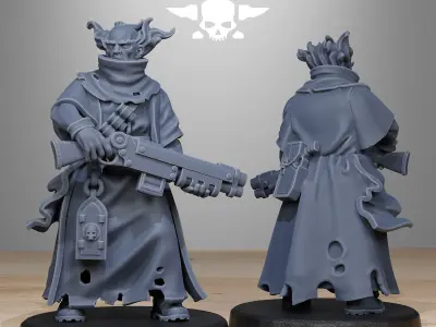 GrimCorp Mercenaries 3D print model