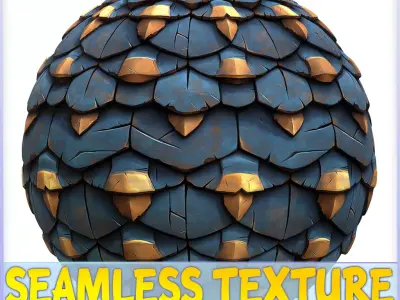 Stylized Roof Seamless Texture Texture 12