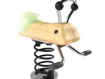 Spring rocking Kompan 3D model