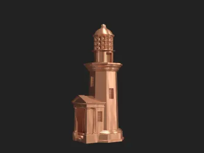 LIGHTHOUSE OF SNAKE ISLAND 3D print model