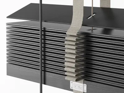 Wooden Blinds Set 13 3D model