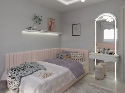 teenage room 3D model