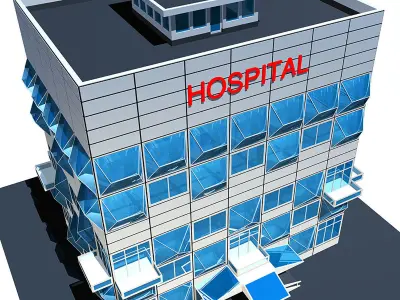 Building Hospital 3D model