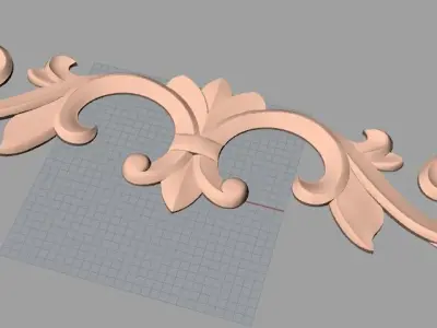 3D carved model furniture 3D design used for artcam aspire E830 3D model
