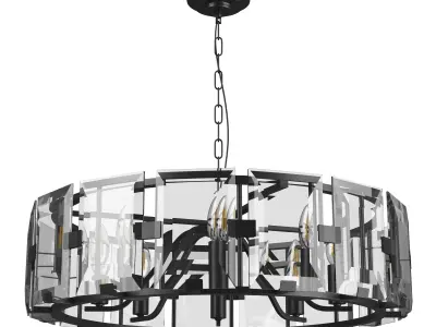 713287 Novara Lightstar hanging chandelier 3D model