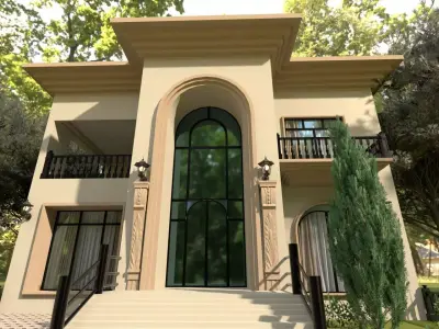 house exterior design  3D model purchase