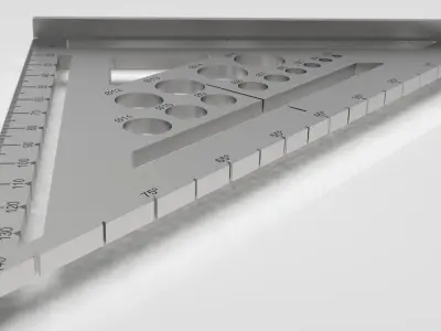 Ultimate Multi Functional Carpenters Square 3D print model