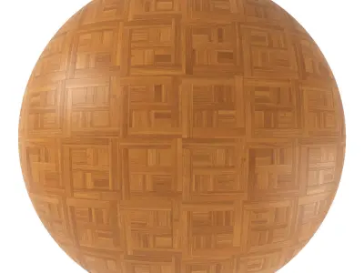Parquet - Laminate - Wooden floor 4 in 1 3D model 22