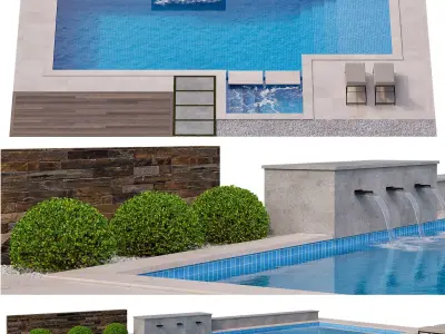 Pool 04 3D model