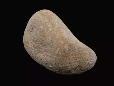 Realistic Rock 3D model