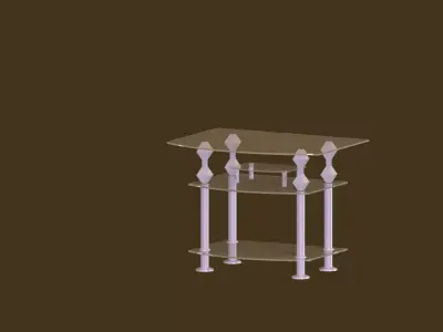 simple table 3D model