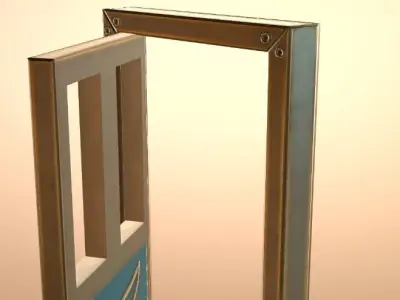 Door 05 Low-poly 3D model buy