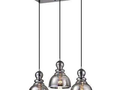 Kaci Light Cluster Dome Pendant 3D model