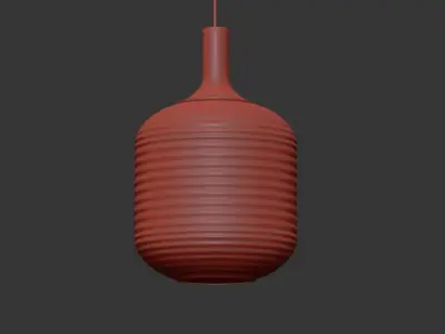 Honey Pendant Light Low-poly 3D model