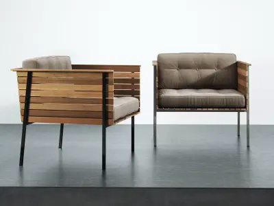 Haringe Lounge Chair 3D model