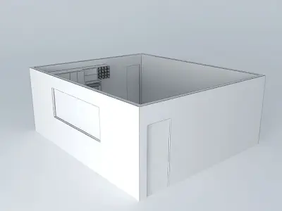 Suelene room with window Free 3D model