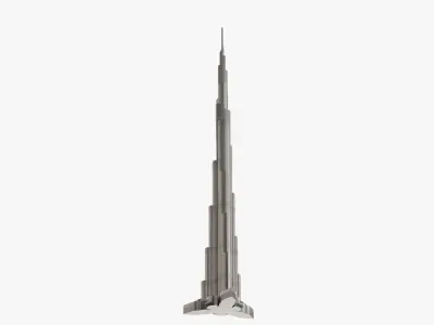 Burj Khalifa Dubai Skyline Tower 3D print model