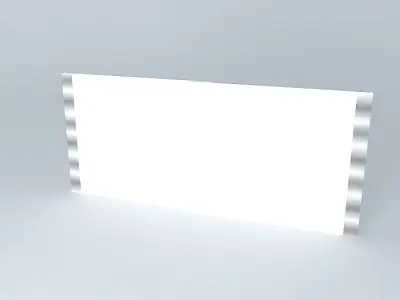 Sliding door with aluminum handle Dynamic Component Free 3D model