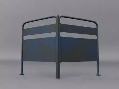 Advertising Billboards 3D model