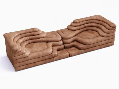 DS 1025 Terrazza Sofa Set 1 3D model