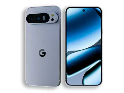 Google Pixel 10 Pro Blender 3D Model with Lighting Setup 3D model