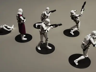 star wars 3d printable clone legion pack 3 3D print model