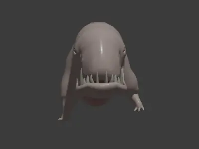 Alien creature 3D model shop