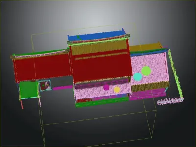 Asian Ancient Architecture Chinese  3D model