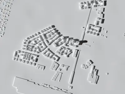 Aspern Seestadt Vienna Austria 3D print model