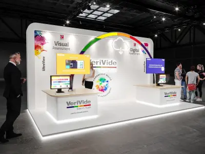 Exhibition Stand 6x3 3-sides open 3D model