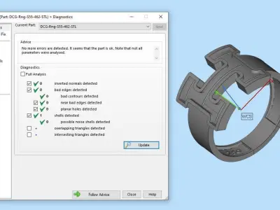 Jewelry ring 462 3D print model